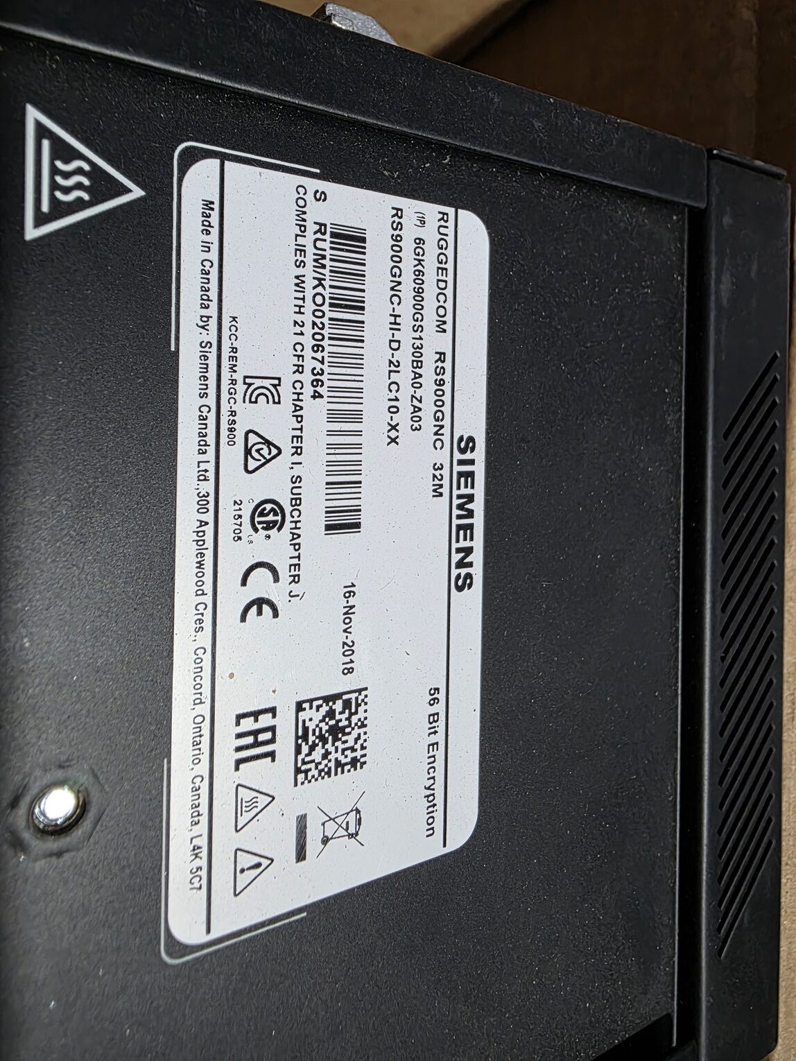 SIEMENS RUGGEDCOM RS900G - Image 5