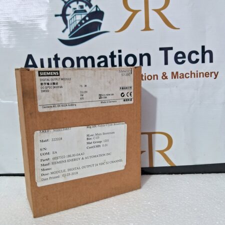 SIEMENS 6ES7 322-1BL00-0AA0 SIMATIC S7