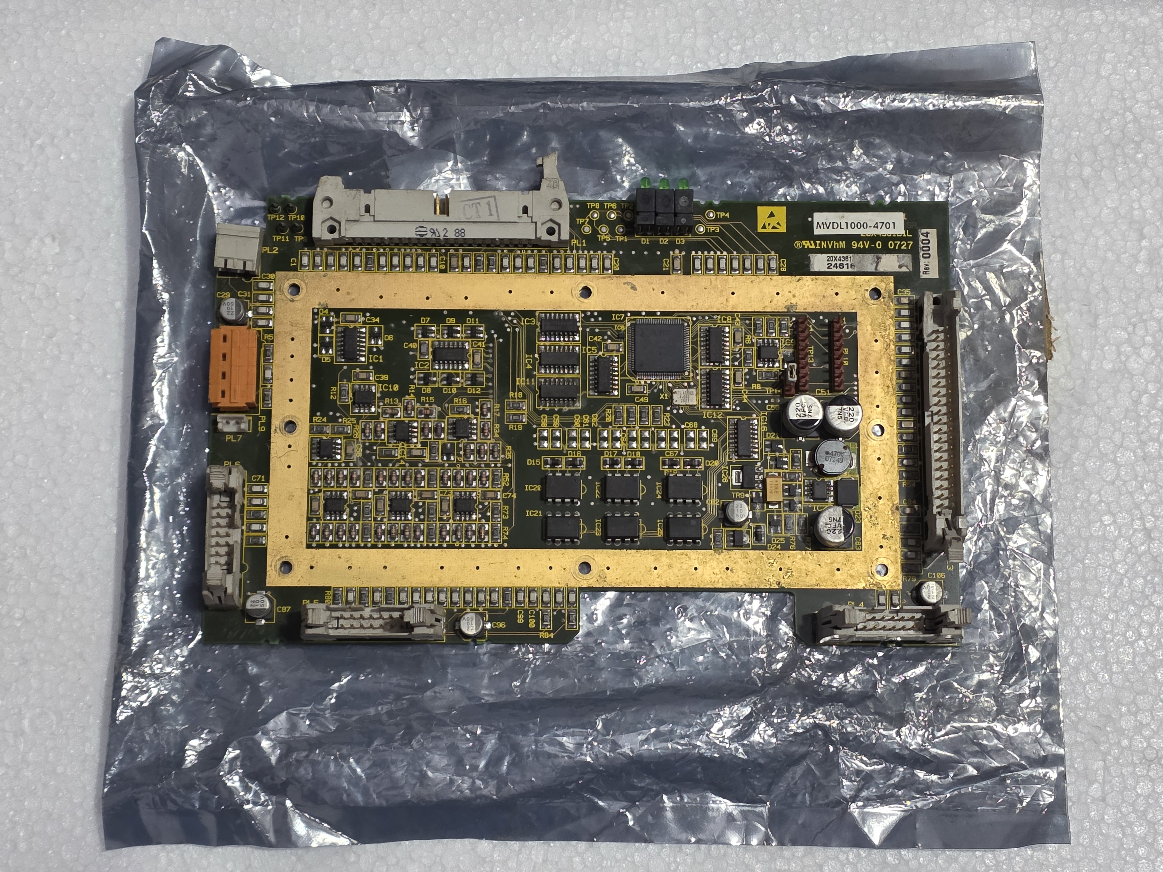 GENERAL ELECTRIC ALSTOM 20X43B1B6SR 20X4381B6 PCB FOR MVDL1000-4701